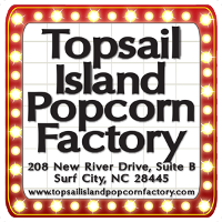 Topsail Island Popcorn Factory, Logo